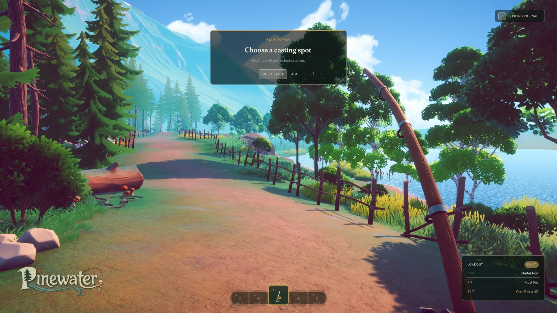 A stylized wilderness view in Pinewater