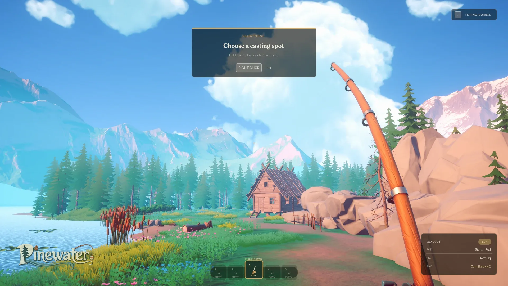 A stylized wilderness view in Pinewater